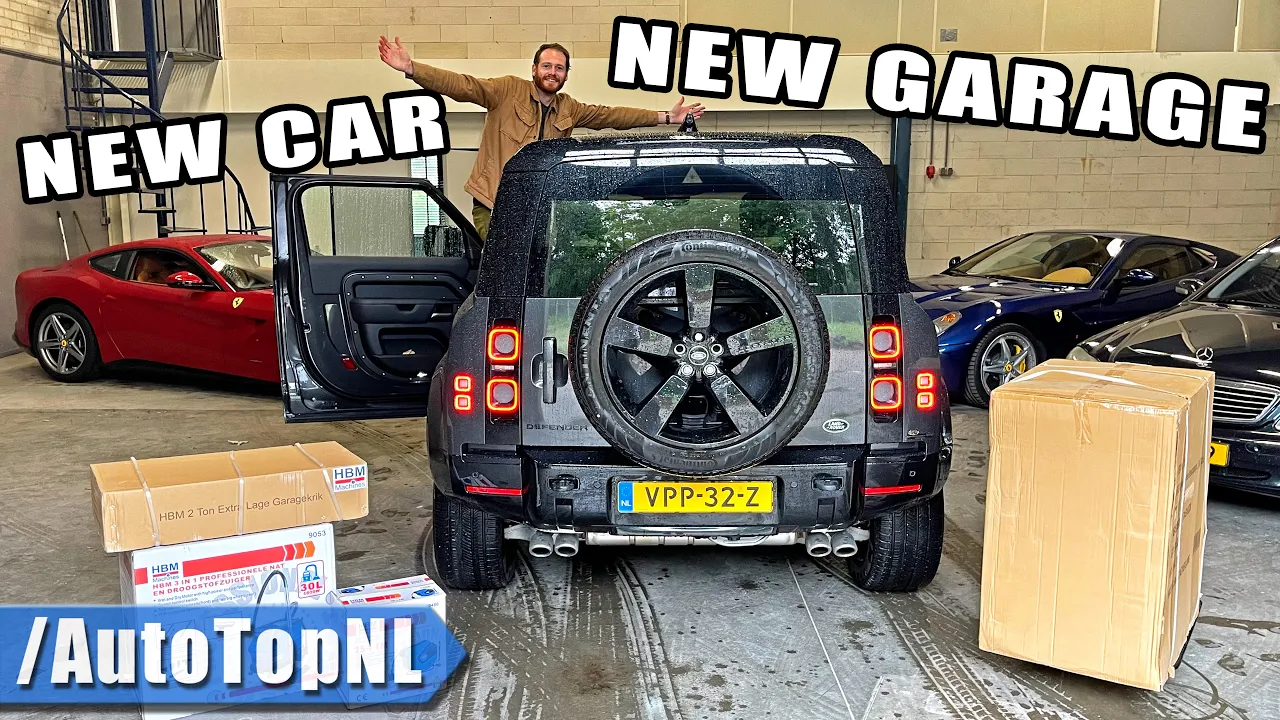MY NEW Land Rover DEFENDER V8 at AutoTopNL HEADQUARTERS!