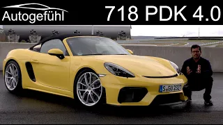 Porsche 718 PDK 4.0 FULL REVIEW - the quickest 718 models with the 6-cylinder Spyder vs GT4