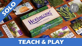 Tutorial & Solo Playthrough of Herbaceous Pocket Edition - Solo Board Game
