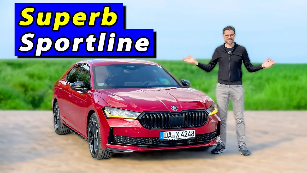 The more affordable 5 Series or E-Class? Skoda Superb Sportline driving REVIEW