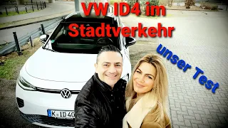 VW ID4 Elektroauto im Stadtverkehr! Verbrauch und Handling. Unser Fazit!