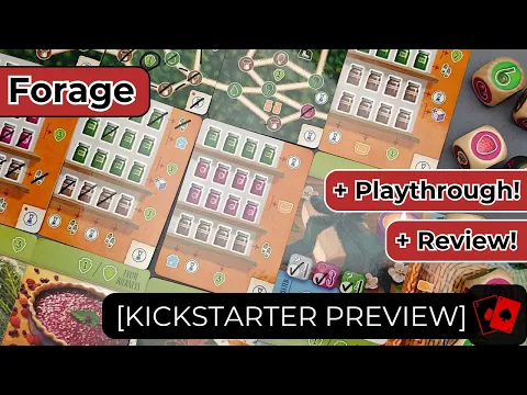 Kickstarter Preview | Forage (Solo Playthrough + Review)
