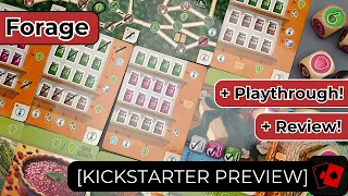 Kickstarter Preview | Forage (Solo Playthrough + Review)