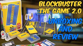 The Blockbuster Party Game 2.0 Featuring Movie Hero Round Unboxing, Review, & Comparison To Original