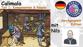 Cyrils Brettspiele - Calimala Brettspiel (S152E01) - Komponenten & Regeln