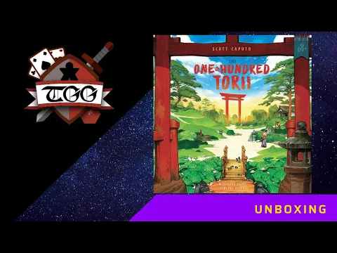 The One Hundred Torii Board Game Unboxing