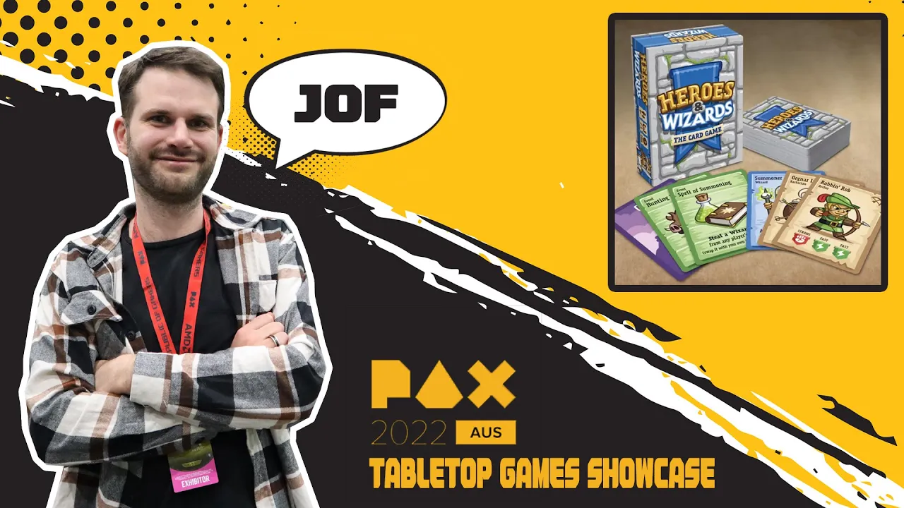 Heroes and Wizards - By JofGames - PAX 2022 Tabletop Games Showcase