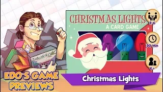 Edo's Christmas Lights Review (KS Preview)