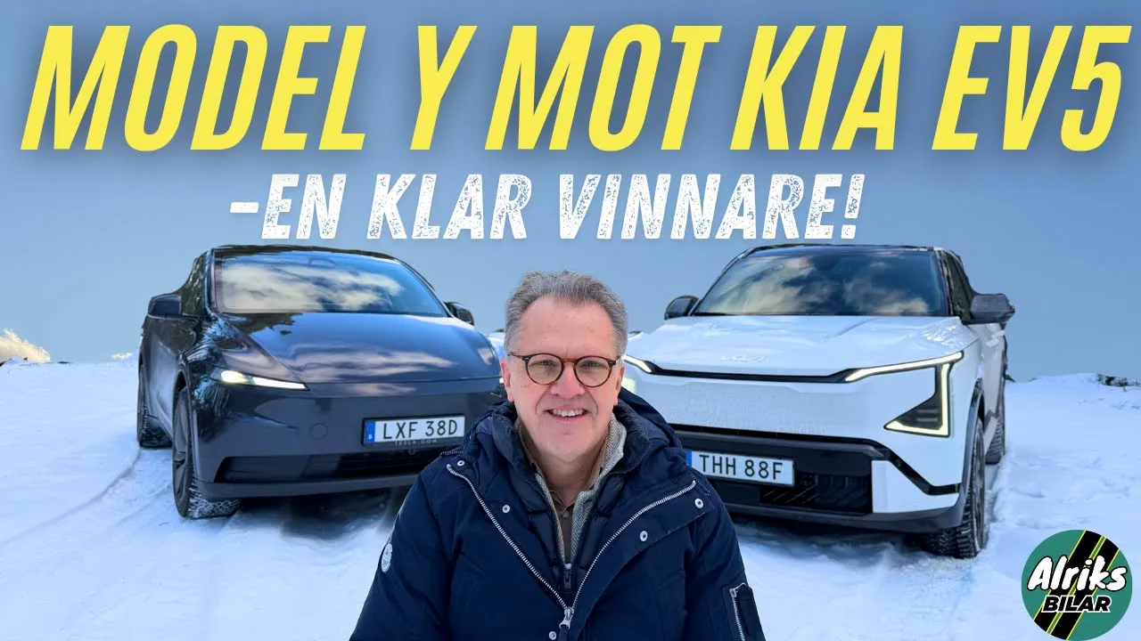 Tesla Model Y mot Kia EV5 – en klar vinnare!
