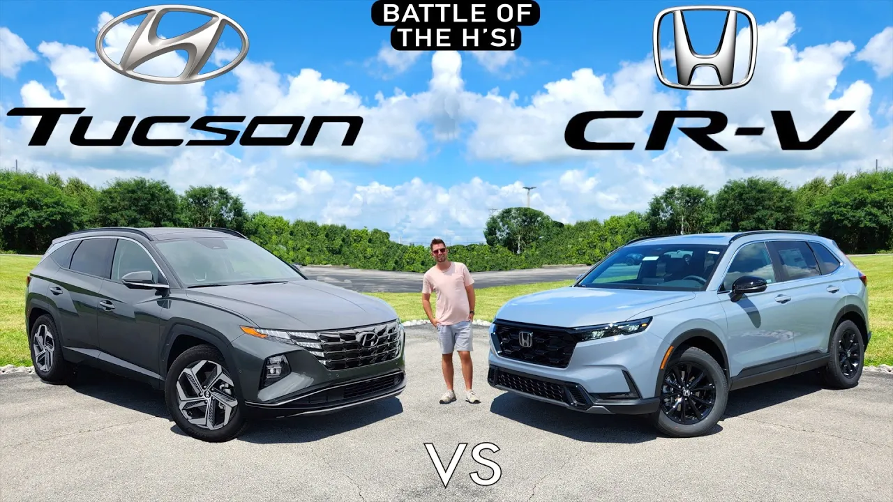 COMPACT CLASH! -- 2024 Honda CR-V vs. 2024 Hyundai Tucson: Comparison