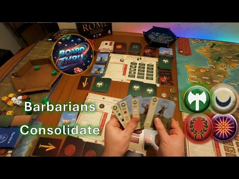 Rome Total War: The Board Game - Campaign - Playthrough - Part 13 - Turn 2 - Barbarian Campaign