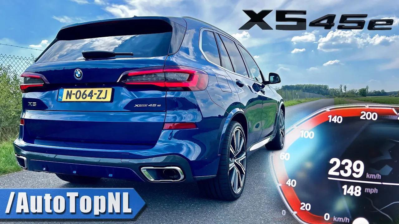 BMW X5 45e | ACCELERATION TOP SPEED & SOUND by AutoTopNL