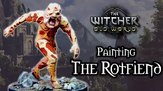 Painting THE ROTFIEND from The Witcher: Old World