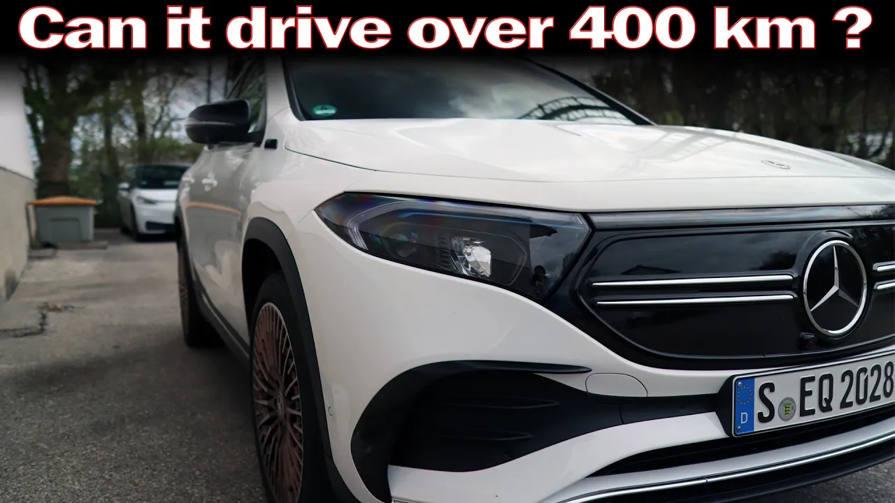 Mercedes EQA 250 -  Full range test, 100-9%, 400km possible?
