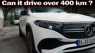 Mercedes EQA 250 -  Full range test, 100-9%, 400km possible?