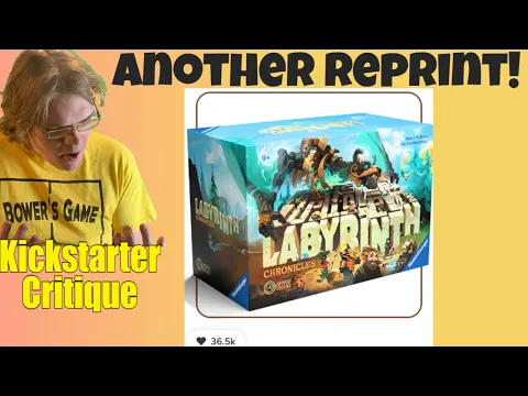 Labyrinth Chronicles (B) Nostalgia and Components!? - Kickstarter Critique Review