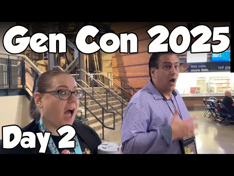 Gen Con 2025 Day 2 Vlog - Big Game Bash