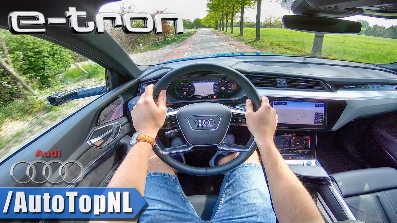 2019 AUDI E TRON 55 Quattro 408HP POV Test Drive by AutoTopNL