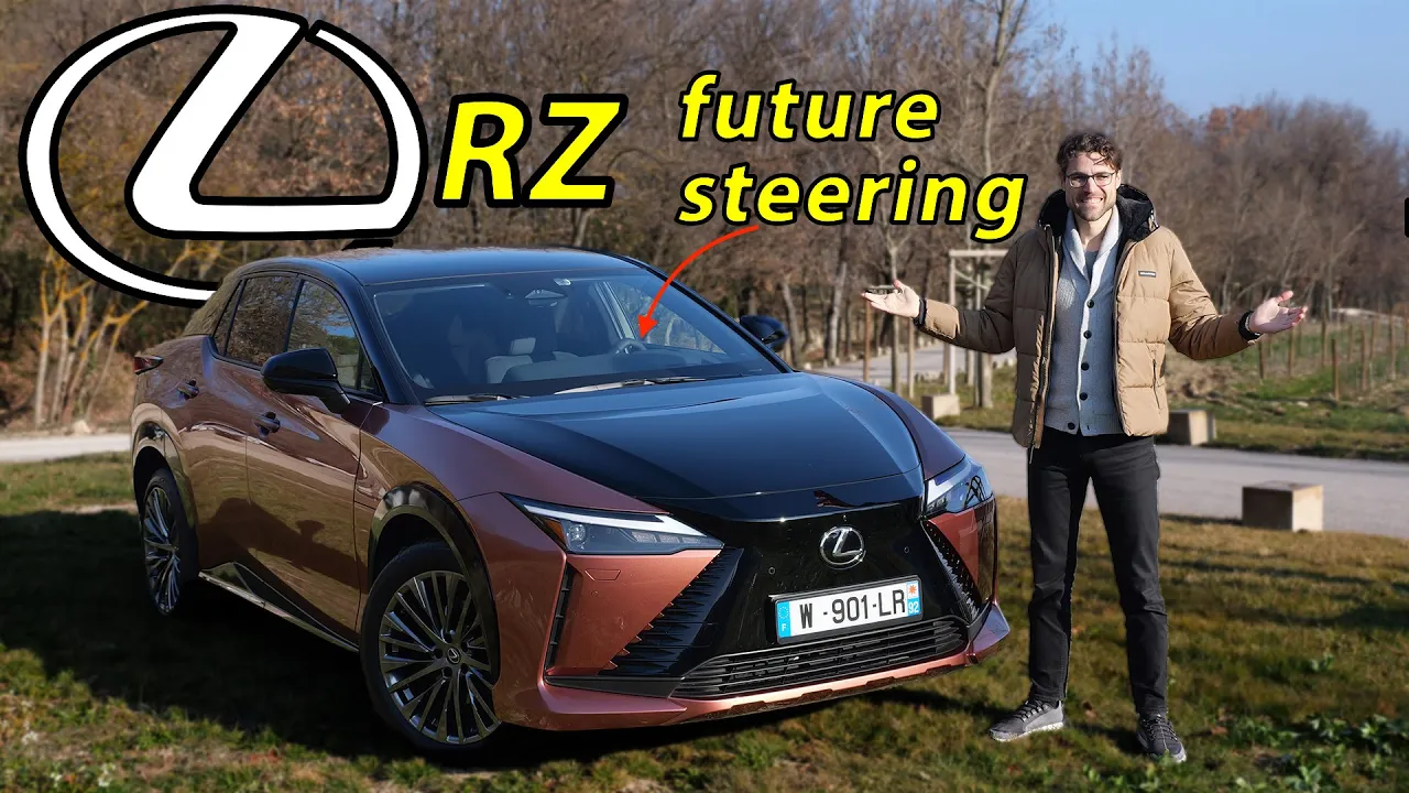 This Lexus EV destroys the Tesla Yoke! 😮 Lexus RZ 450e driving REVIEW
