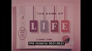1970s TV COMMERCIAL MILTON BRADLEY " GAME OF LIFE " BOARD GAME XD30672d