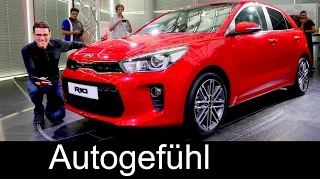All-new Kia Rio World Premiere Exterior Interior REVIEW neu 2017/2018 - Autogefühl