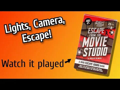 Let's Play: Escape from the Movie Studio