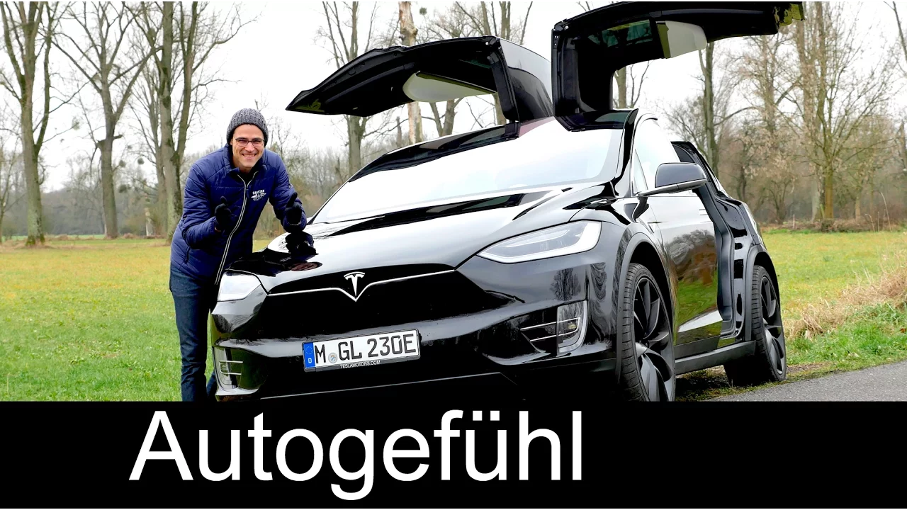 Tesla Model X FULL REVIEW test driven Crossover SUV p90D - Autogefuehl