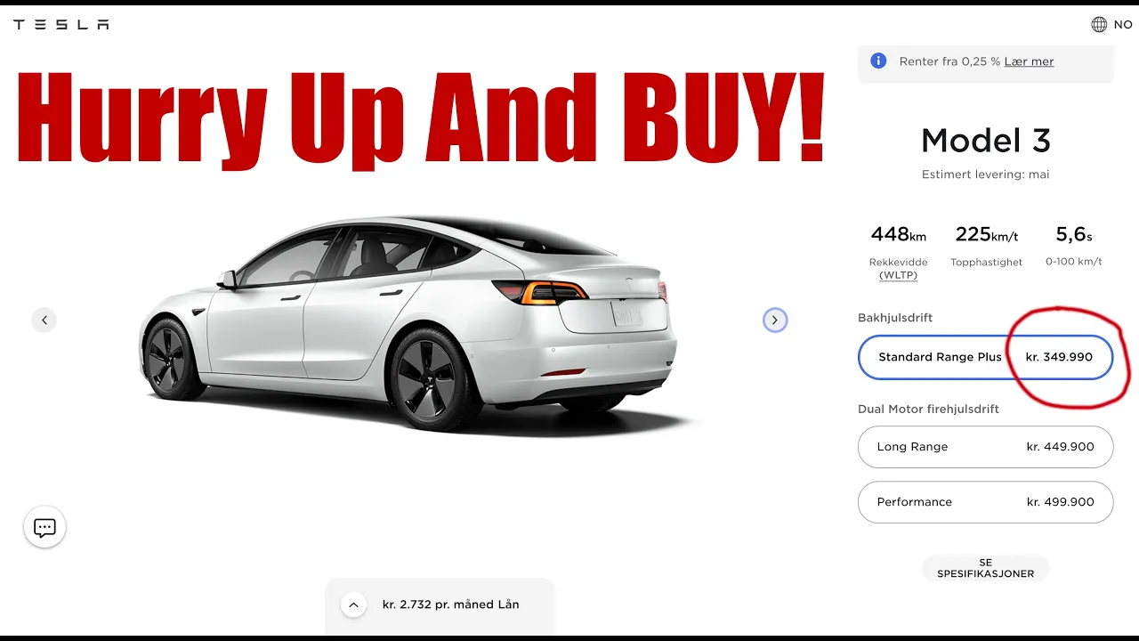 Why You Should Buy A Tesla Model 3 NOW!