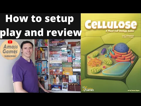 Cellulose how to setup play and review educational #boardgame #science #tabletop AmassGames #nature