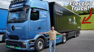 I Drove A BIG Electric Truck! Mercedes-Benz eActros 600