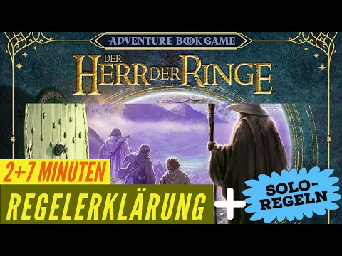Der Herr der Ringe Adventure Book Regeln Anleitung - Brettspiel + Solo