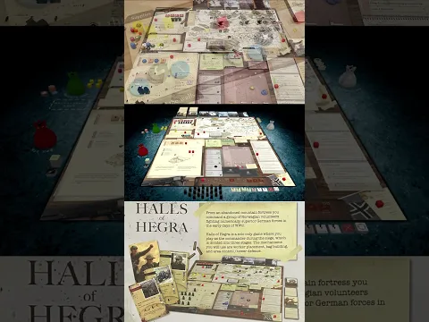 Halls of Hegra | Wargame | Quick Board Game Review #boardgame #boardgames