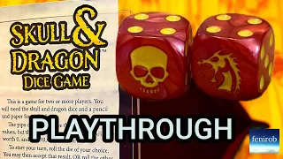 Skull & Dragon Dice Game | Playthrough (Steve Jackson Games)