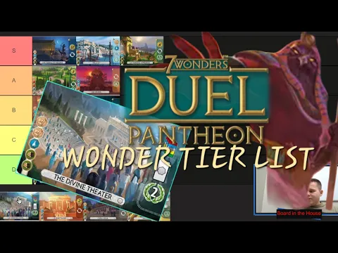 Ranking Wonders w/Pantheon Expansion | 7 Wonders Duel