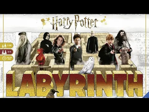 HOW TO PLAY Labyrinth (Harry Potter board used)