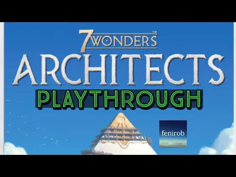 7 Wonders Architects Board Game | Playthrough (Game 1)