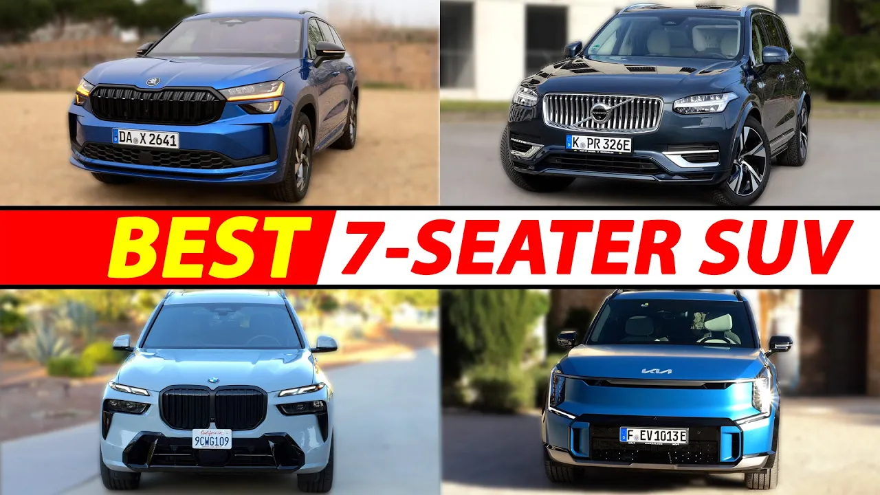 BMW X7 vs Mercedes GLS vs Lexus TX vs Volvo XC90 vs Mazda CX-80 CX-90 vs EV9 vs Kodiaq 7-seater SUV