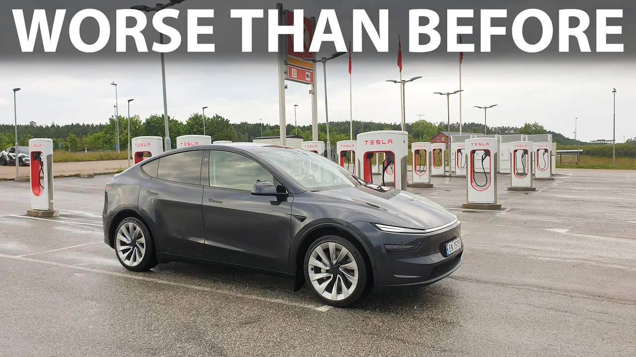 Tesla Model Y LR Juniper charging test