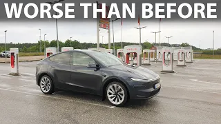 Tesla Model Y LR Juniper charging test