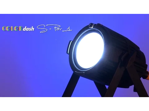 Product video thumbnail for Chauvet COLORdash S-Par 1 RGBA LED Wash Light