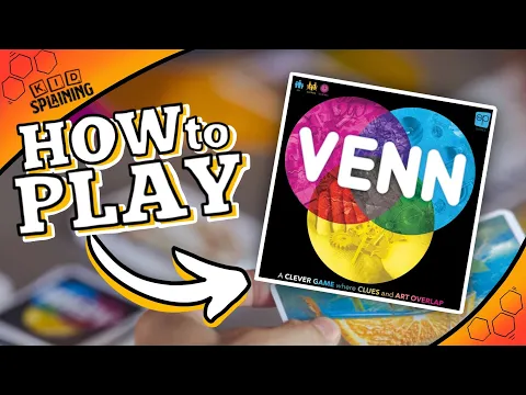 How to Play VENN Party Game | Kidsplaining Board Game Tutorial
