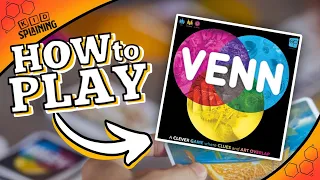 How to Play VENN Party Game | Kidsplaining Board Game Tutorial