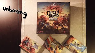 Death Roads All Stars board game unboxing
