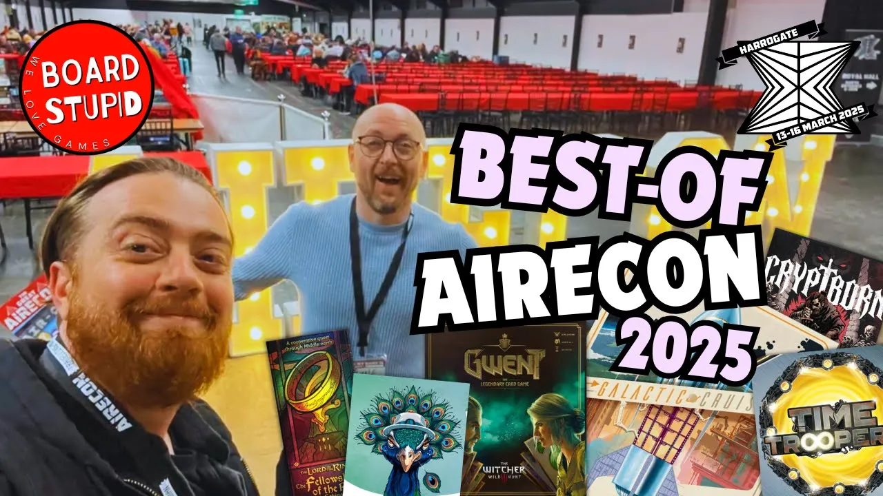 Best Board Games from Airecon 2025 - Event Review! Galactic Cruise Steals the Show