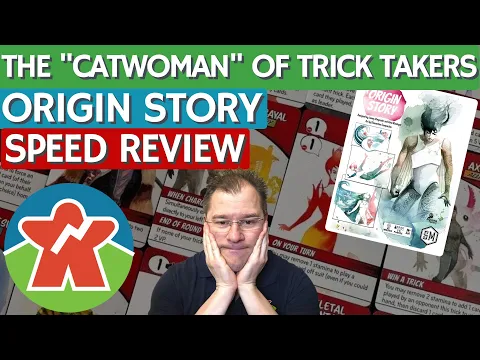 Origin Story - Board Game Review - The "Catwoman" of Superhero Trick Takers