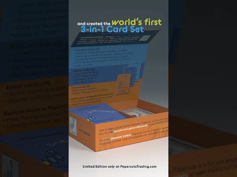 PapercutsTrading 3-in-1 Card Set Ad A 9x16 #education #smallbusiness #papercutstrading