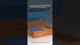 PapercutsTrading 3-in-1 Card Set Ad A 9x16 #education #smallbusiness #papercutstrading