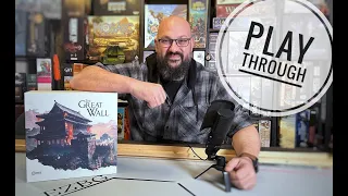 The Great Wall board game | playthrough | how to play