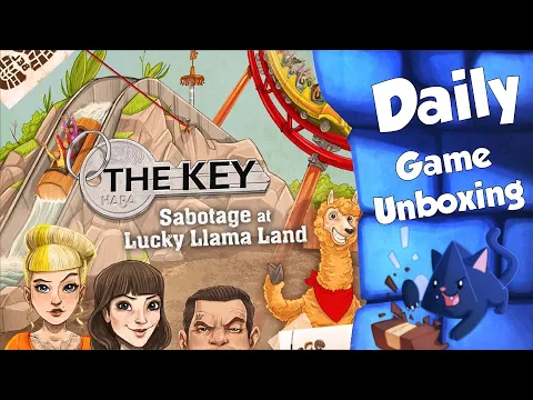 The Key: Sabotage at Lucky Llama Land - Daily Game Unboxing