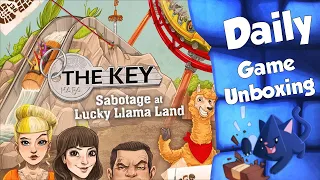 The Key: Sabotage at Lucky Llama Land - Daily Game Unboxing